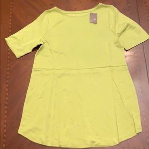 J Jill Pima Shirttail Tee